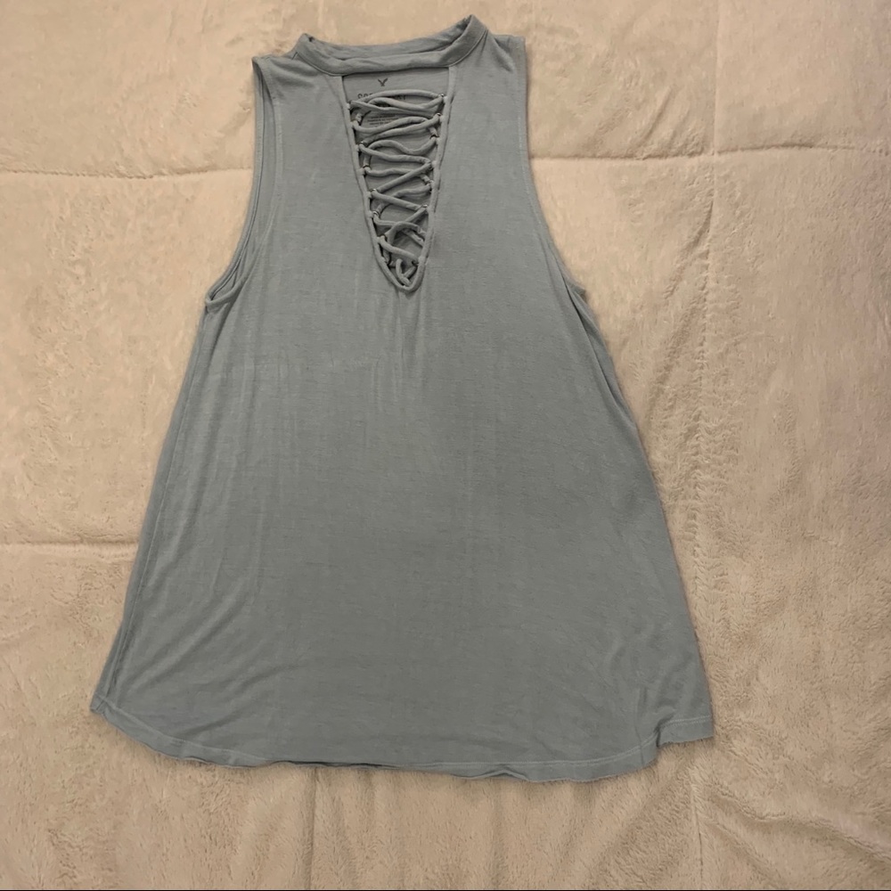 Light blue tank top